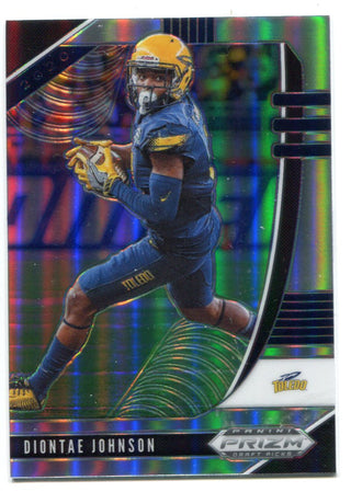 Diontae Johnson 2020 Panini Prizm Draft Picks Silver Prizm Card