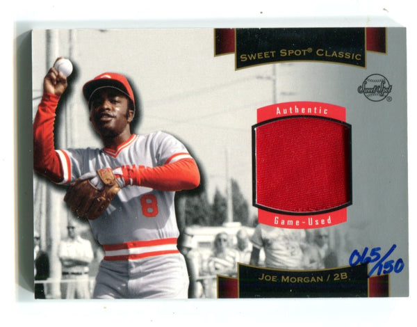 Joe Morgan 2003 Upper Deck Sweet Spot Classic #PJM4 Jersey Card 65/150