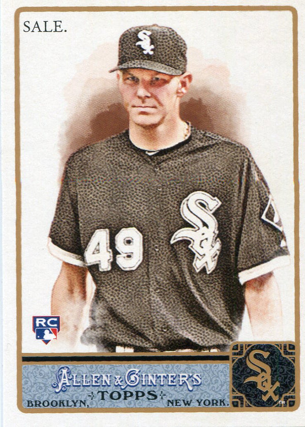 Chris Sale 2011 Topps Allen & Ginter Rookie Card