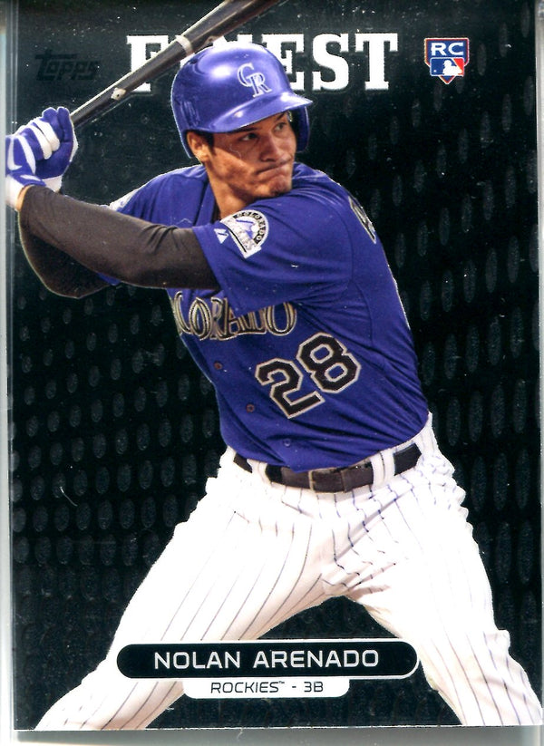 Nolan Arenado 2013 Topps Finest Rookie Card