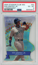 Ken Griffey Jr. 2000 Stadium Club 3x3 Luminescent Card #8A (PSA EX-MT 6)