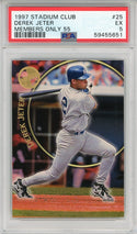 Derek Jeter 1997 Stadium Club Members Only 55 Card #25 (PSA EX 5)