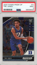 Tre Jones 2020 Panini Prizm Draft Pick Rookie Card #37 (PSA)