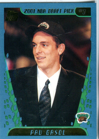 Pau Gasol 2001 Topps Rookie Card