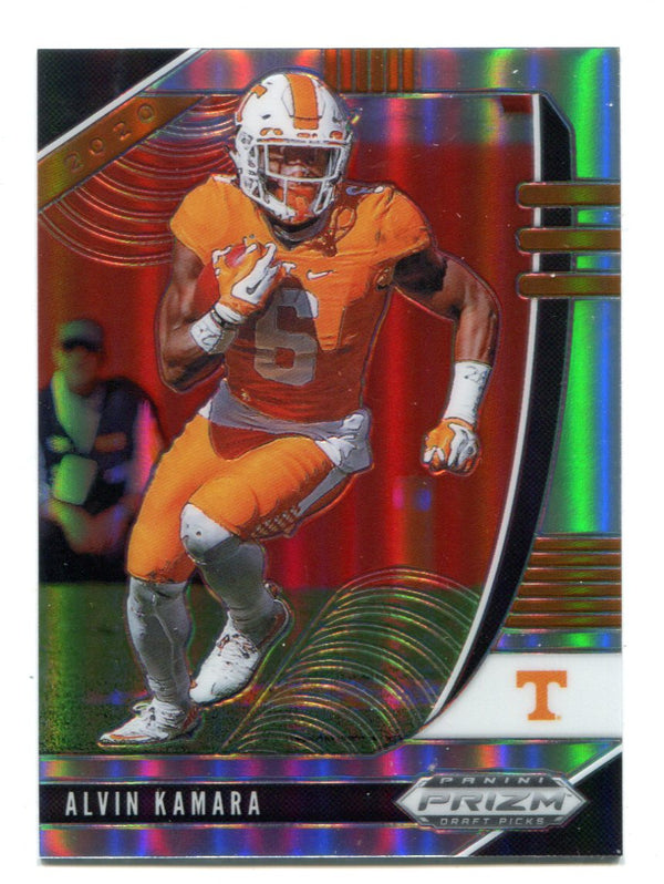 Alvin Kamara 2020 Panini Prizm Draft Picks Silver Prizm Card