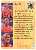 Michael Jordan 1993-94 Fleer Ultra First Team All-NBA Card #2