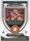 Trevor Lawrence 2021 Panini Prizm Draft Picks Crusade Blue Prizm Rookie Card #161