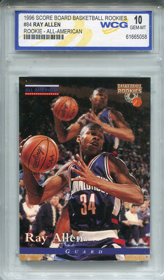 Ray Allen 1996 Scoreboard All-American Rookie Card (WCG 10)