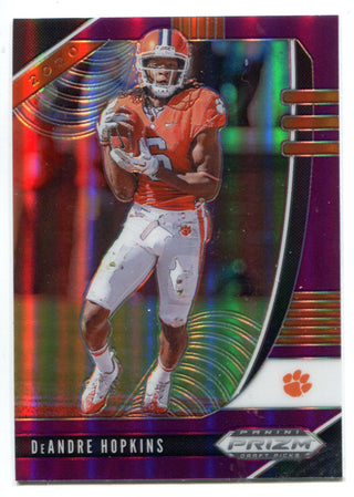 DeAndre Hopkins 2020 Panini Prizm Draft Picks Purple Prizm Card