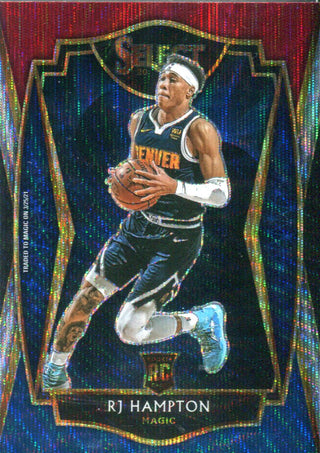 RJ Hampton 2020 Panini Select Premier Level Tri Color Rookie Card #195