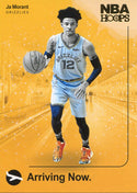 Ja Morant 2019-20 Panini Hoops Arriving Now #12 Rookie Card