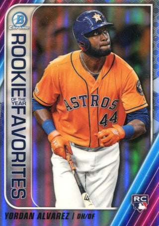 Yordan Alvarez 2020 Bowman Chrome Rookie Card