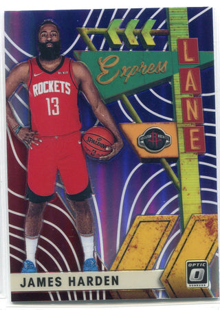 James Harden 2019-20 Panini Donruss Optic Express Lane Card