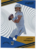 Justin Herbert 2020 Panini Chronicles Clear Vision Rookie Card #CV-3