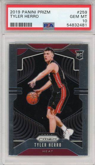 Tyler Herro 2019 Panini Prizm Card #259 (PSA)