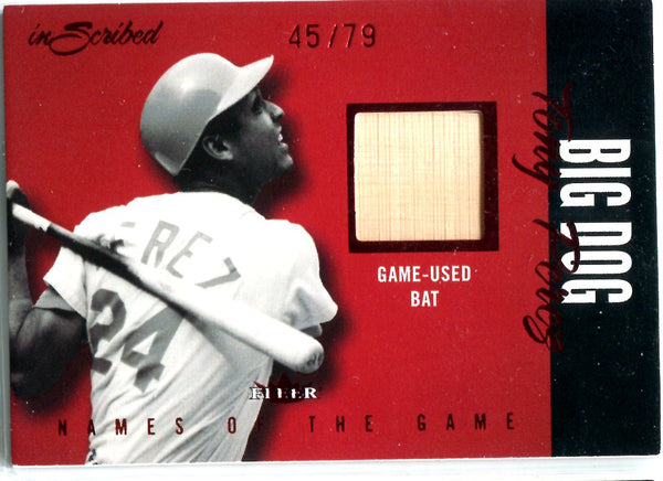 Tony Perez 2004 Fleer Game-Used Bat Card #45/79