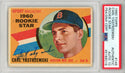 Carl Yastrzemski Autographed 1960 Topps Card #148 (PSA)