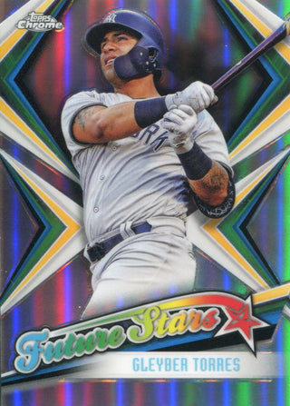 Gleyber Torres 2019 Topps Chrome Refractor Future Stars Card