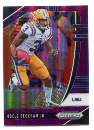 Odell Beckham Jr. 2020 Panini Prizm Draft Picks Purple Prizm Card