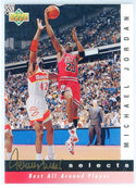 Michael Jordan 1993 Upper Deck Jerry West Selects Card #JW8