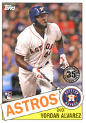 Yordan Alvarez 2020 Topps Rookie Card