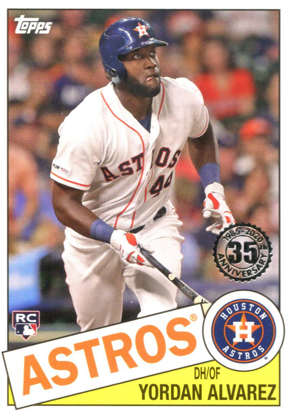 Yordan Alvarez 2020 Topps Rookie Card