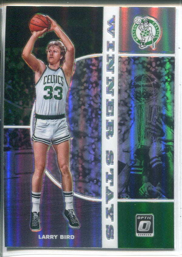 Larry Bird 2019-20 Panini Donruss Optic Winner Stays Prizm Card