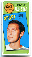 Jerry West 1970-71 NBA West Card #107