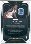 Kevin Durant Autographed 2016-17 Panini Prizm Card #1