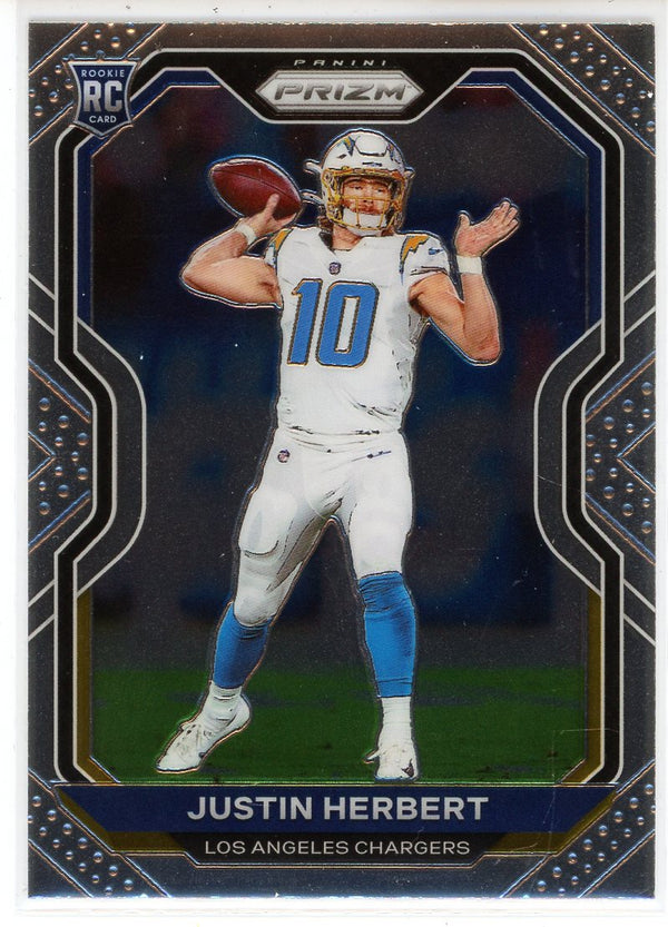 Justin Herbert 2020 Panini Prizm Rookie Card #325