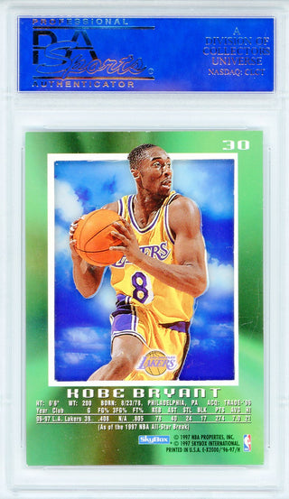 Kobe Bryant 1996 Skybox E-X2000 Card #30 (PSA NM-MT 8)