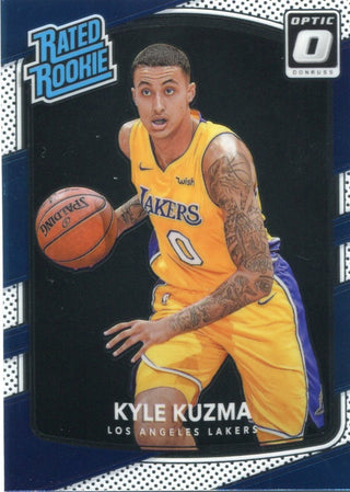 Kyle Kuzma 2017-18 Panini Donruss Optic Rated Rookie Card