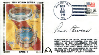 Paul Owens Autographed Oct 11 1983 First Day Cover