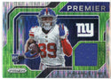 Kadarius Toney 2021 Panini Prizm Green Prizm Premier Patch Card #PJ-12