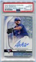 2020 Bowman Sterling Alek Manoah Prospect Auto PSA 10 #AM