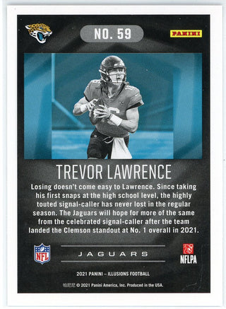 Trevor Lawrence 2021 Panini Illusions Rookie Card #59