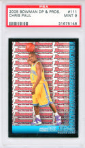 Chris Paul 2005 Bowman Draft Picks & Prospects Card #111 (PSA Mint 9)