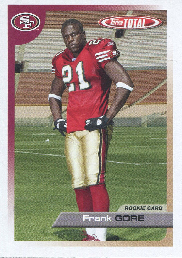 Frank Gore 2005 Topps Total Rookie Card