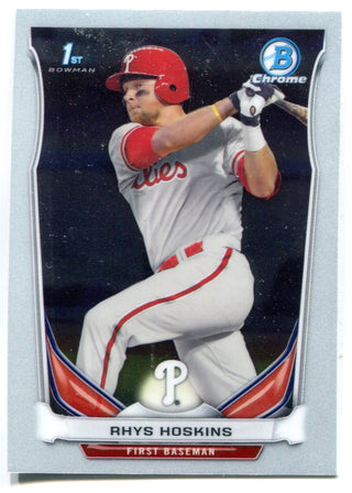 Rhys Hoskins 2014 1st Bowman Chrome Rookie Card