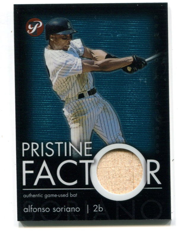 Alfonso Soriano 2003 Topps Pristine Factor #PFAS Bat Card