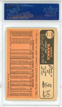 Ernie Banks Autographed 1966 Topps Card #110 (PSA)