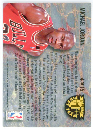 Michael Jordan 1992-93 Fleer Ultra All NBA 1st Team Card #4