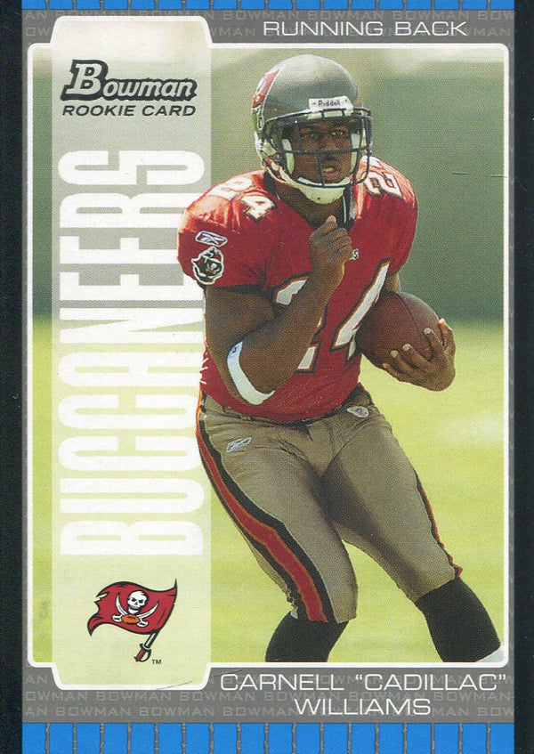 Carnell Cadillac Williams 2005 Bowman Rookie Card