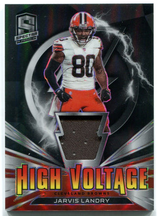 Jarvis Landry Panini Spectra High Voltage Jersey Card 12/49