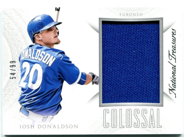 Josh Donaldson Panini National Treasures Colossal Patch Card 54/99