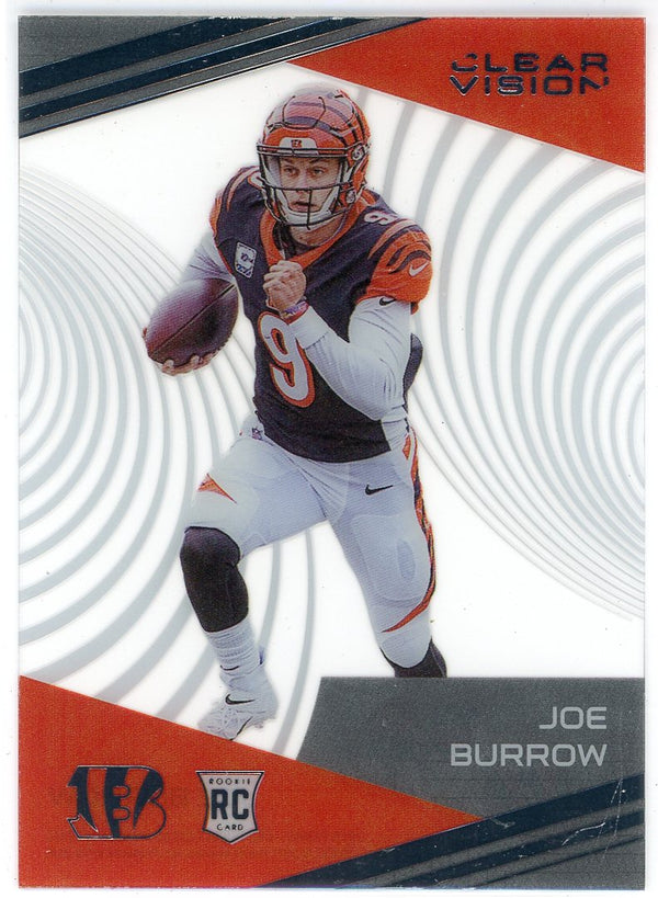 Joe Burrow 2020 Panini Chronicles Clear Vision Rookie Card #CV-1