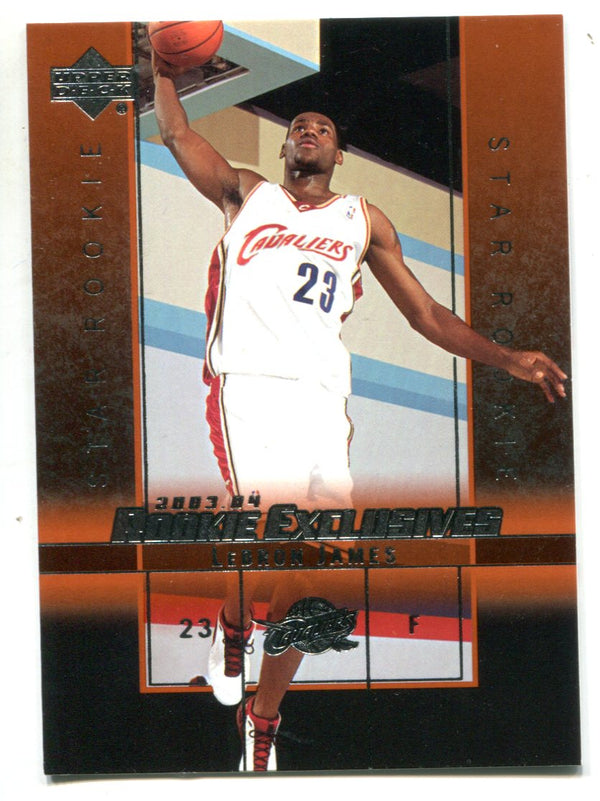 Lebron James 2003-04 Upper Deck Rookie Exclusives #1 Card