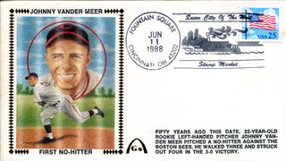 Johnny Vandermeer June 11 1988 First Day Cover