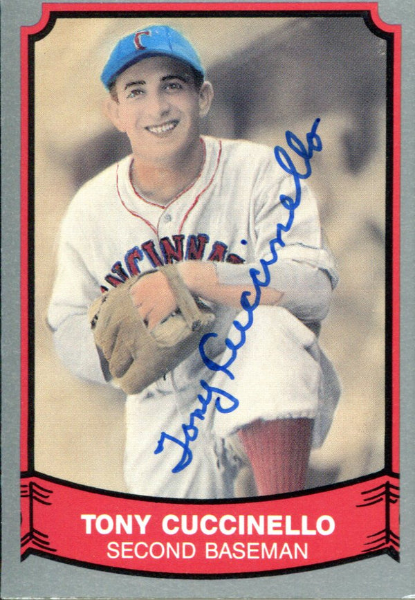 Tony Cuccinello Autographed 1989 Pacific Card