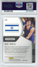 Deni Avdija 2020 Panini Prizm Draft Pick Ruby Wave Rookie Card #6 (PSA)